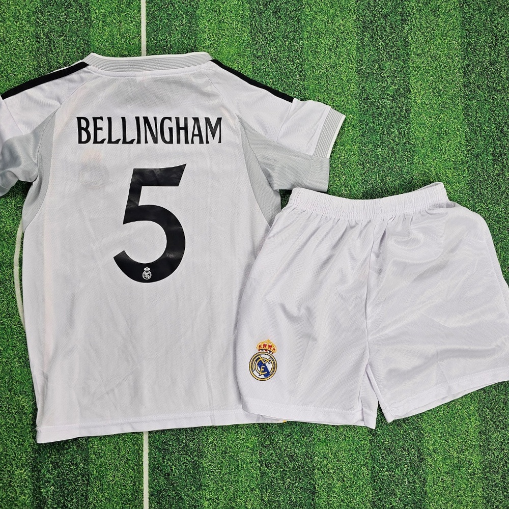 Real Madrid Kids Soccer Jersey Kit YouthReal Madrid  jersey/ Jersey and Shorts